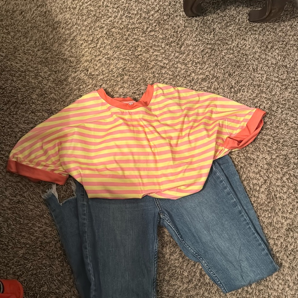 Oversized t shirt short sleeve loose tee